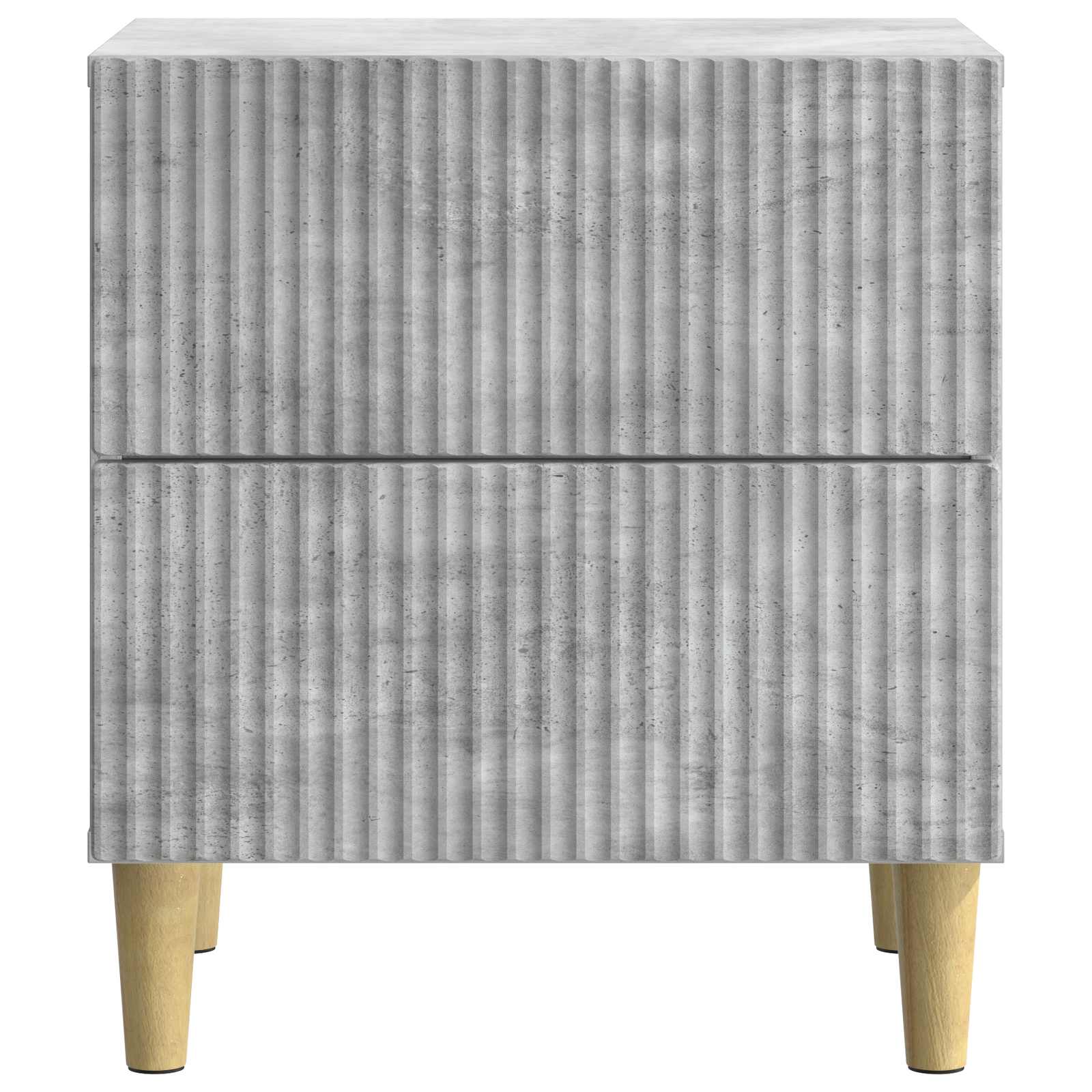 Noční Skříňka Betonově Šedá 43 X 34,5 X 48 Cm Kompozitní Dřevo