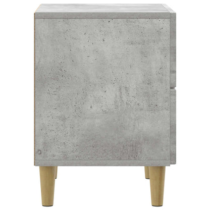 Noční Skříňka Betonově Šedá 43 X 34,5 X 48 Cm Kompozitní Dřevo