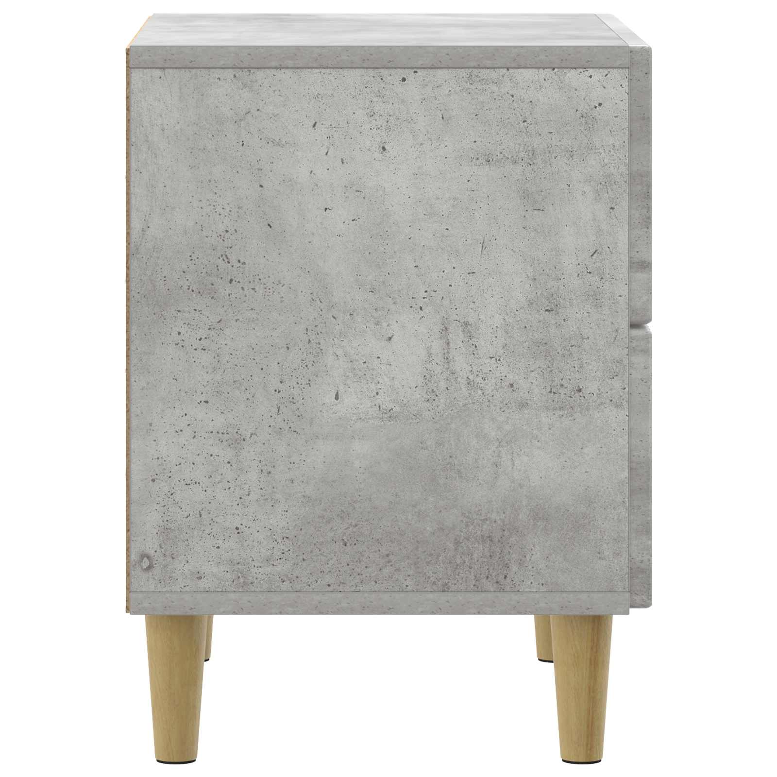 Noční Skříňka Se Zásuvkou 2 Pcs Betonově Šedá 43 X 34,5 X 48 Cm