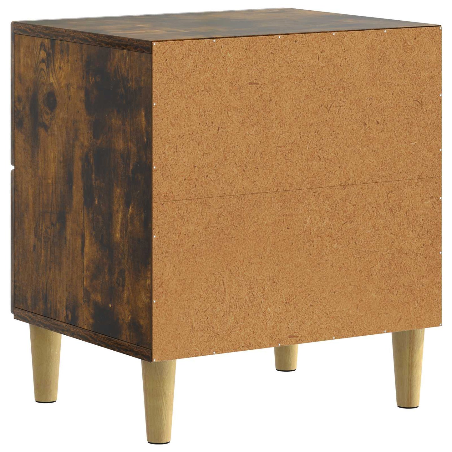 Noční Skříňka Se Zásuvkou 2 Pcs Kouřový Dub 43 X 34,5 X 48 Cm
