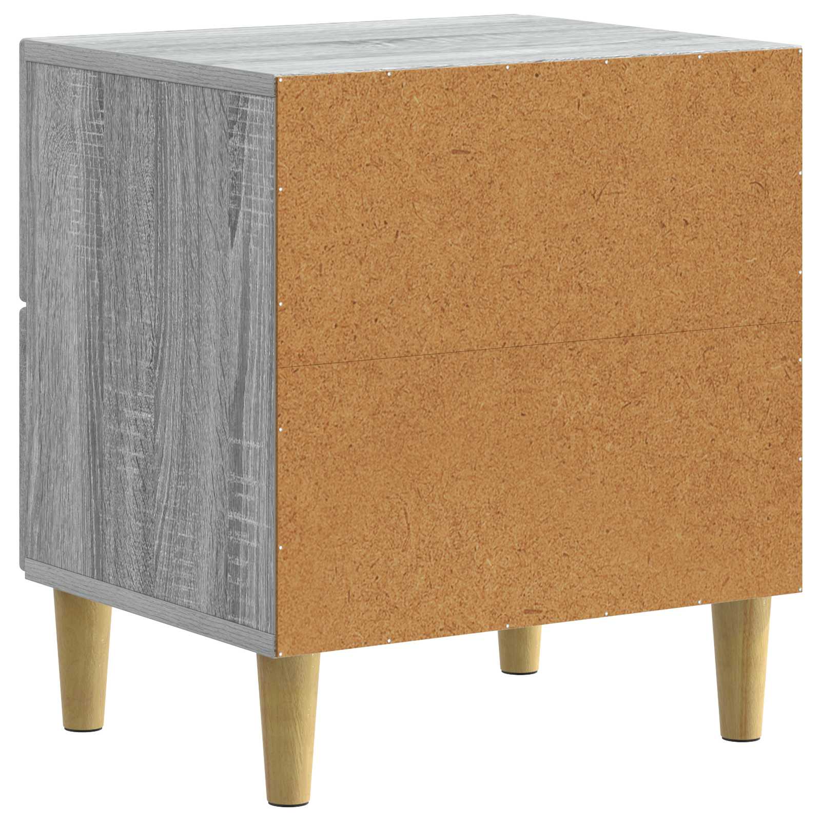 Noční Skříňka Šedá Sonoma 43 X 34,5 X 48 Cm Kompozitní Dřevo
