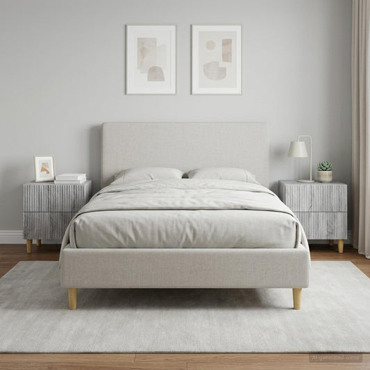 Noční Skříňka Se Zásuvkou 2 Pcs Šedá Sonoma 43 X 34,5 X 48 Cm