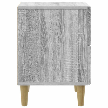 Noční Skříňka Se Zásuvkou 2 Pcs Šedá Sonoma 43 X 34,5 X 48 Cm