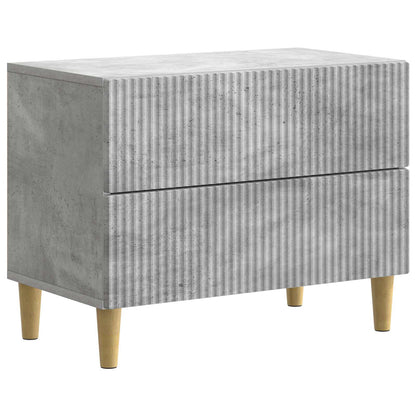 Noční Skříňka Betonově Šedá 62 X 34,5 X 48 Cm Kompozitní Dřevo