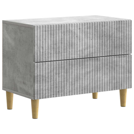 Noční Skříňka Betonově Šedá 62 X 34,5 X 48 Cm Kompozitní Dřevo