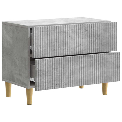 Noční Skříňka Betonově Šedá 62 X 34,5 X 48 Cm Kompozitní Dřevo