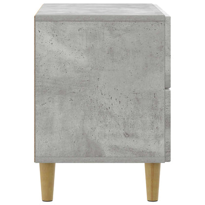 Noční Skříňka Betonově Šedá 62 X 34,5 X 48 Cm Kompozitní Dřevo