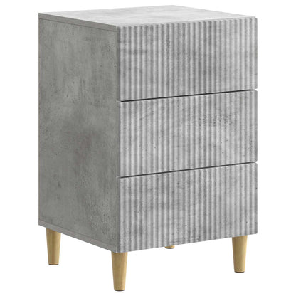 Noční Skříňka Betonově Šedá 43 X 41 X 66,5 Cm Kompozitní Dřevo