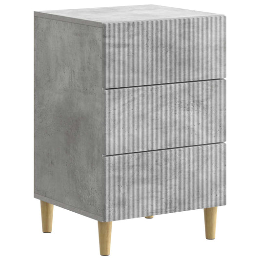 Noční Skříňka Betonově Šedá 43 X 41 X 66,5 Cm Kompozitní Dřevo