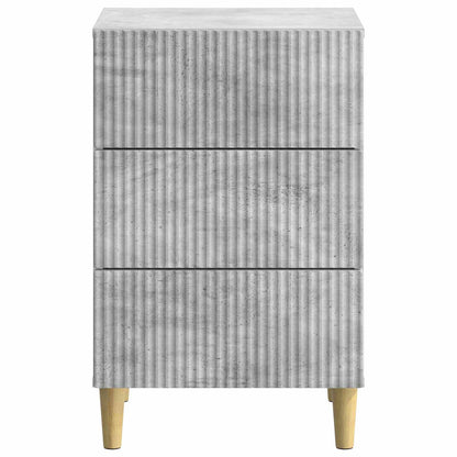 Noční Skříňka Betonově Šedá 43 X 41 X 66,5 Cm Kompozitní Dřevo