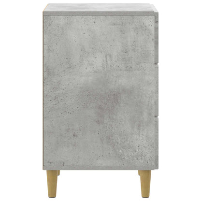 Noční Skříňka Betonově Šedá 43 X 41 X 66,5 Cm Kompozitní Dřevo