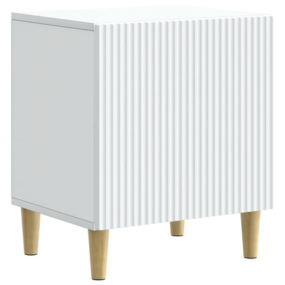 Noční Skříňka 2 Pcs Bílá 43 X 34,5 X 50 Cm Kompozitní Dřevo