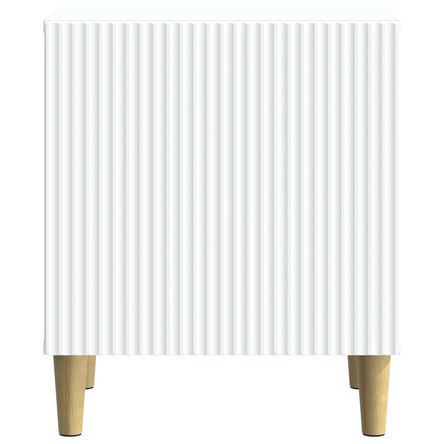 Noční Skříňka 2 Pcs Bílá 43 X 34,5 X 50 Cm Kompozitní Dřevo