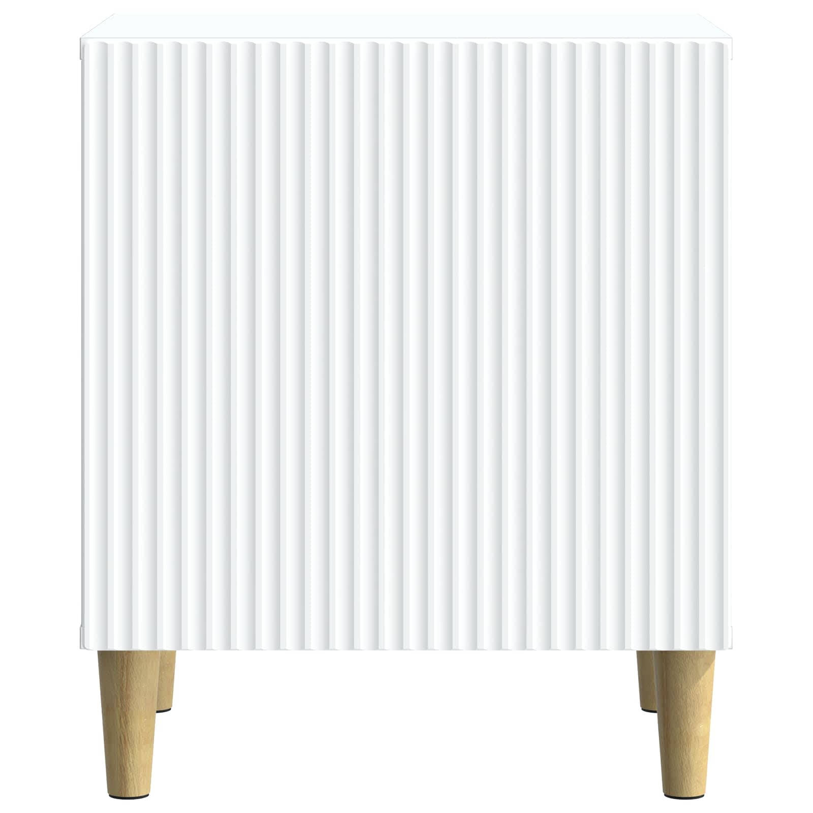 Noční Skříňka 2 Pcs Bílá 43 X 34,5 X 50 Cm Kompozitní Dřevo