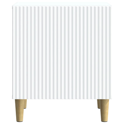 Noční Skříňka 2 Pcs Bílá 43 X 34,5 X 50 Cm Kompozitní Dřevo