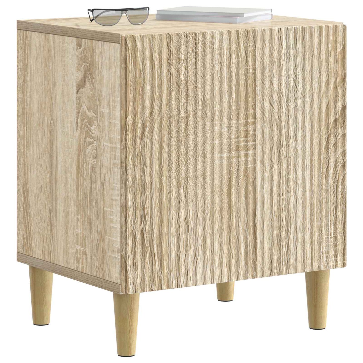 Noční Skříňka 2 Pcs Dub Sonoma 43 X 34,5 X 50 Cm