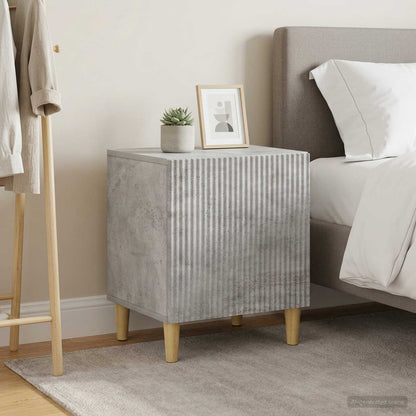 Noční Skříňka 2 Pcs Betonově Šedá 43 X 34,5 X 50 Cm
