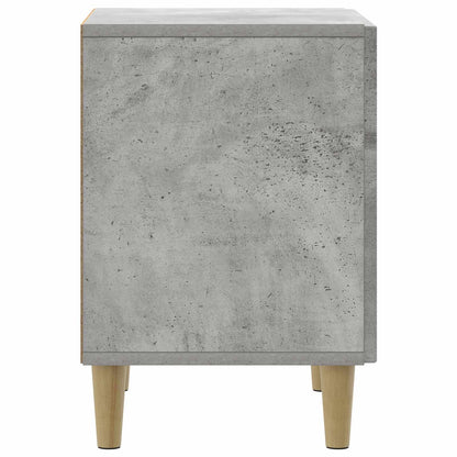 Noční Skříňka 2 Pcs Betonově Šedá 43 X 34,5 X 50 Cm