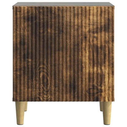 Noční Skříňka Kouřový Dub 43 X 34,5 X 50 Cm Kompozitní Dřevo