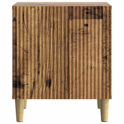 Noční Skříňka Staré Dřevo 43 X 34,5 X 50 Cm Kompozitní Dřevo