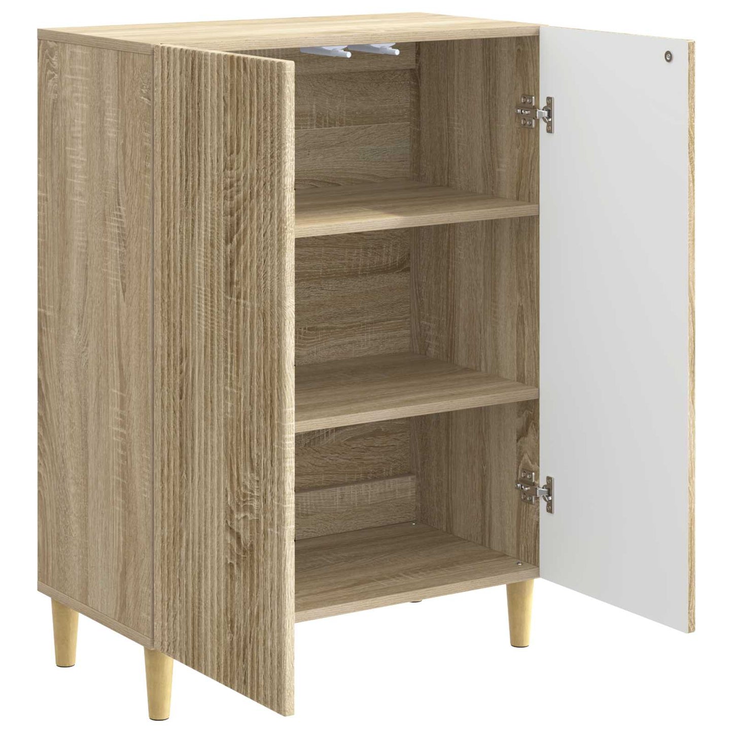 Servírovací Skříň Dub Sonoma 66 X 34,5 X 90 Cm Kompozitní Dřevo