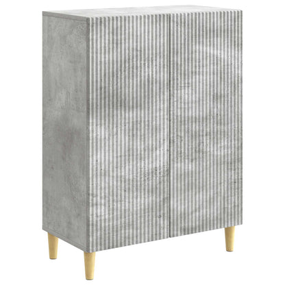 Servírovací Skříň Betonově Šedá 66 X 34,5 X 90 Cm