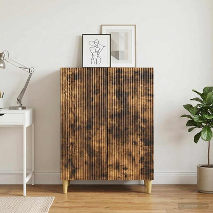 Servírovací Skříň Kouřový Dub 66 X 34,5 X 90 Cm