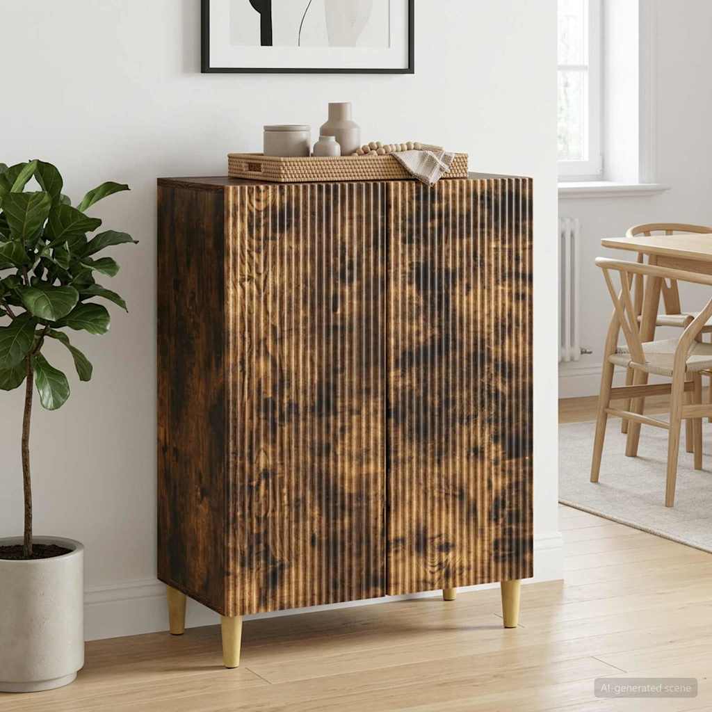 Servírovací Skříň Kouřový Dub 66 X 34,5 X 90 Cm