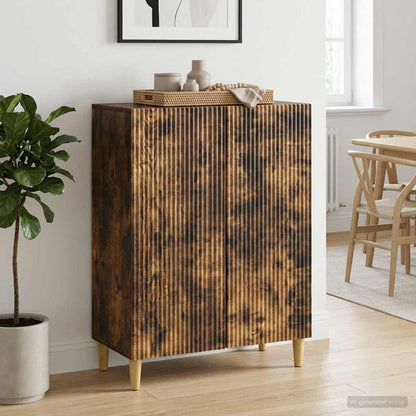 Servírovací Skříň Kouřový Dub 66 X 34,5 X 90 Cm