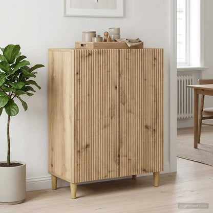 Servírovací Skříň Dub Artisan 66 X 34,5 X 90 Cm