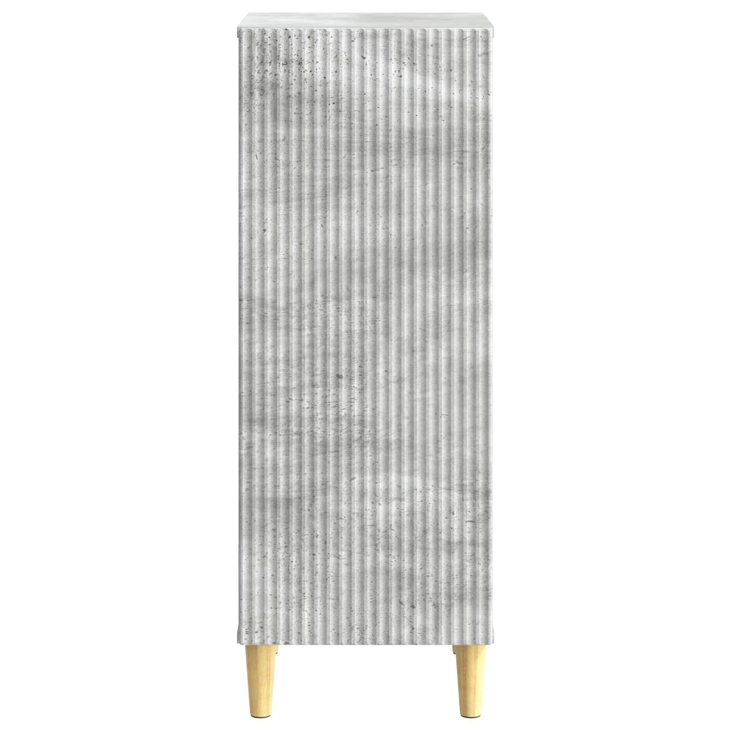Servírovací Skříň Betonově Šedá 33 X 34,5 X 90 Cm