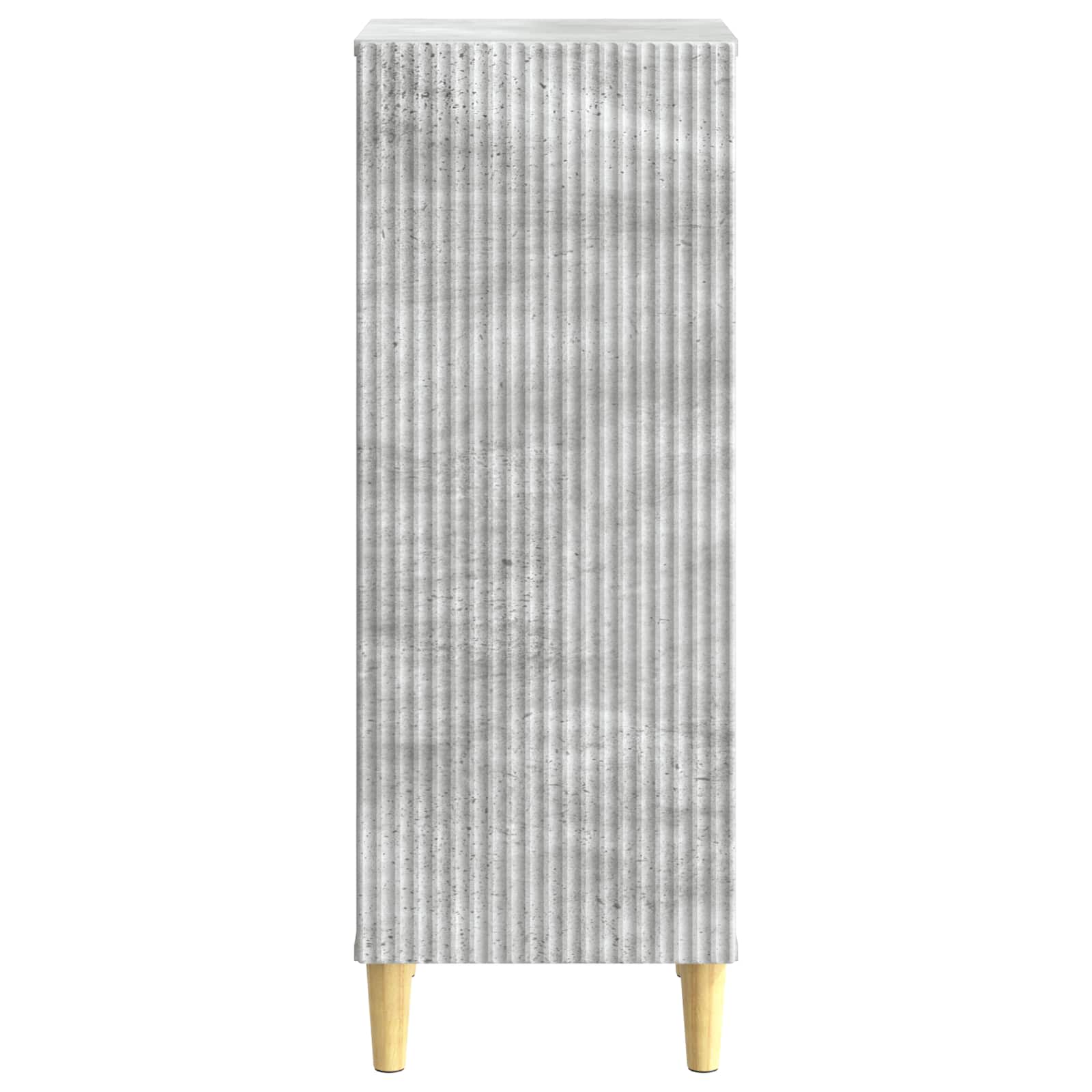 Servírovací Skříň Betonově Šedá 33 X 34,5 X 90 Cm