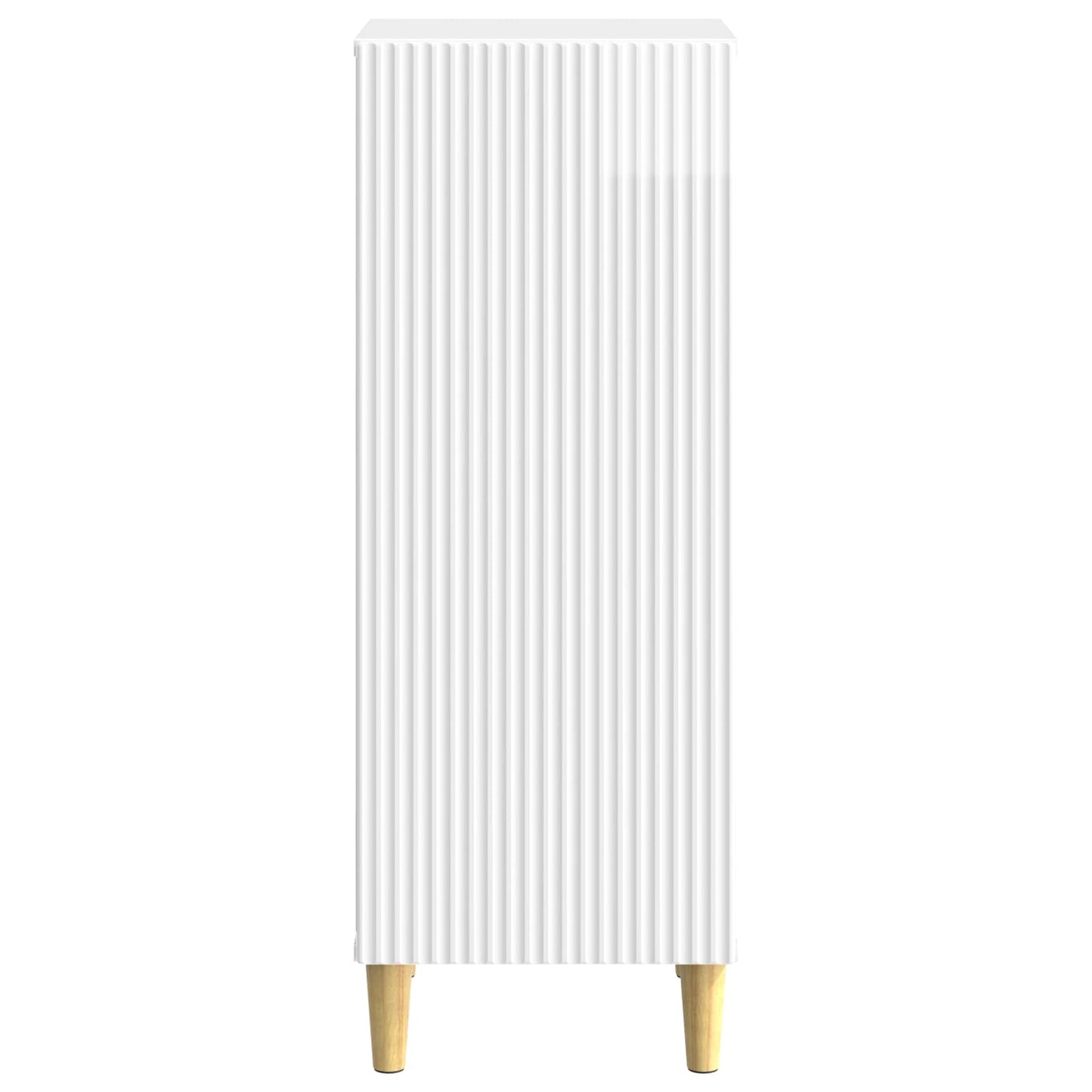 Servírovací Skříň Bílá S Vysokým Leskem 33 X 34,5 X 90 Cm
