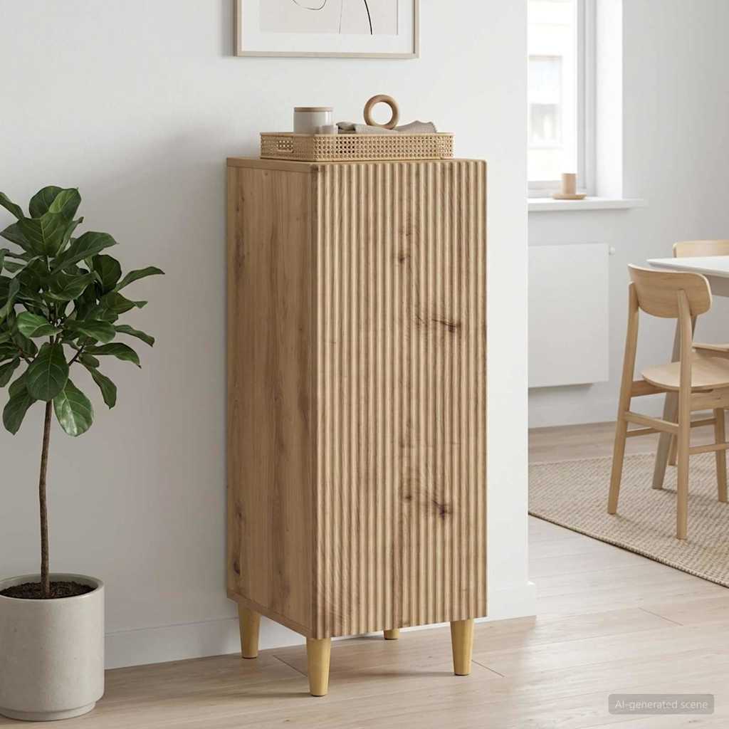 Servírovací Skříň Dub Artisan 33 X 34,5 X 90 Cm