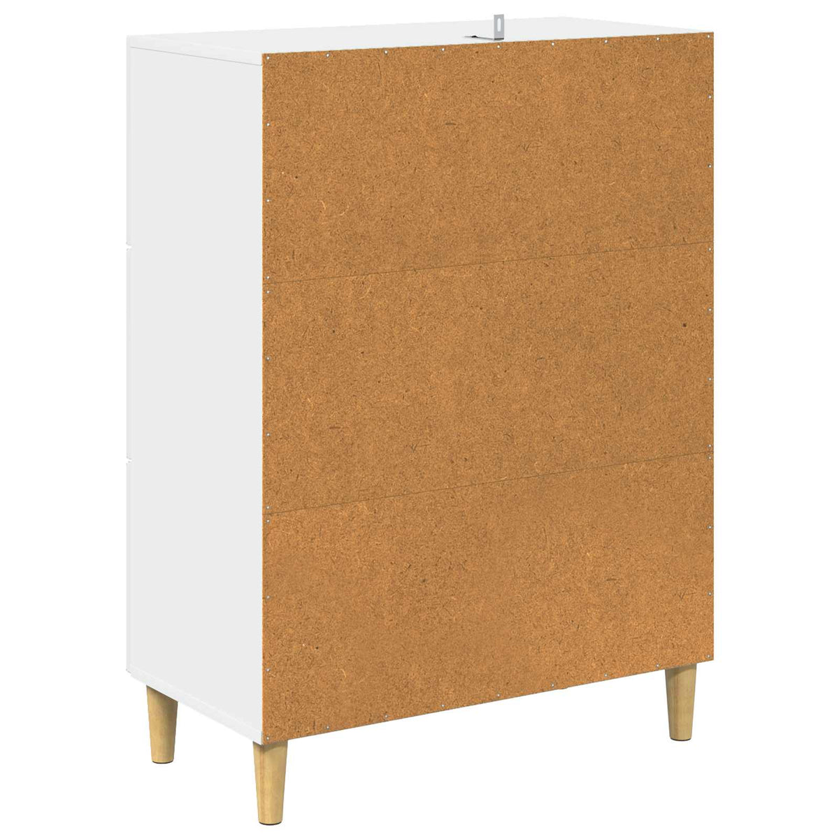 Skříň Se Zásuvkami Bílá 66 X 34,5 X 90 Cm Kompozitní Dřevo