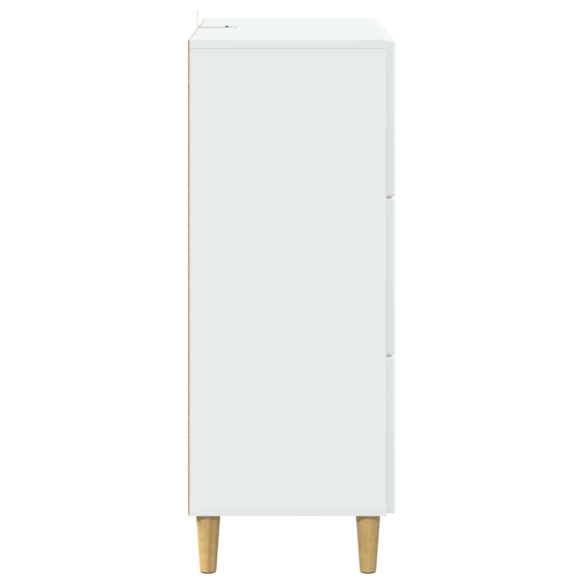Skříň Se Zásuvkami Bílá 66 X 34,5 X 90 Cm Kompozitní Dřevo