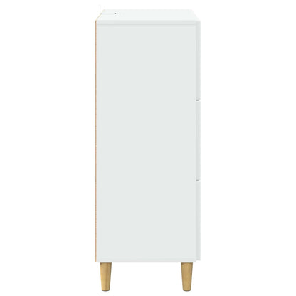 Skříň Se Zásuvkami Bílá 66 X 34,5 X 90 Cm Kompozitní Dřevo