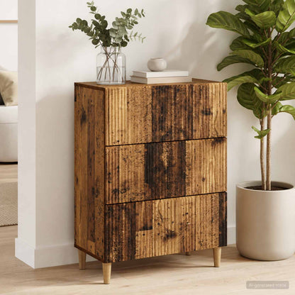 Skříň Se Zásuvkami Staré Dřevo 66 X 34,5 X 90 Cm