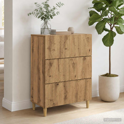 Skříň Se Zásuvkami 66 X 34,5 X 90 Cm Kompozitní Dřevo