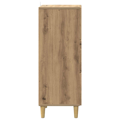 Skříň Se Zásuvkami 33 X 34,5 X 90 Cm Kompozitní Dřevo