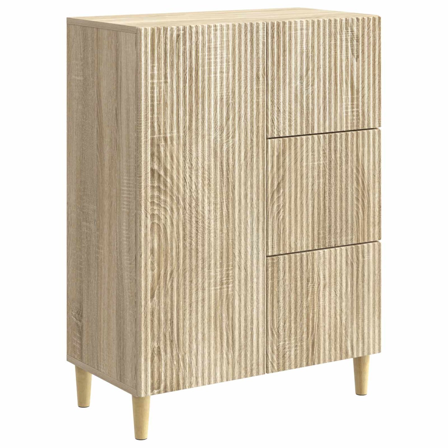 Servírovací Skříň Dub Sonoma 66 X 34,5 X 90 Cm Kompozitní Dřevo