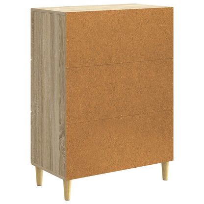 Servírovací Skříň Dub Sonoma 66 X 34,5 X 90 Cm Kompozitní Dřevo
