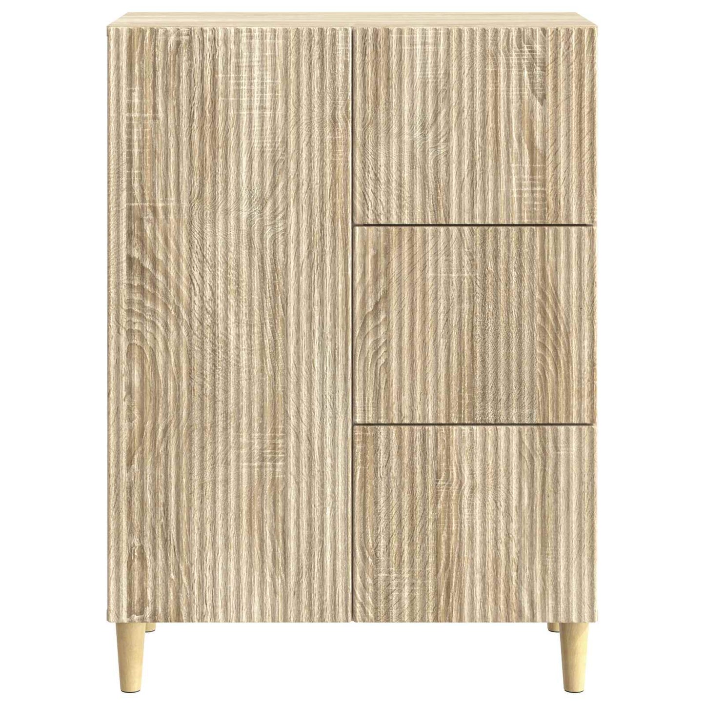 Servírovací Skříň Dub Sonoma 66 X 34,5 X 90 Cm Kompozitní Dřevo