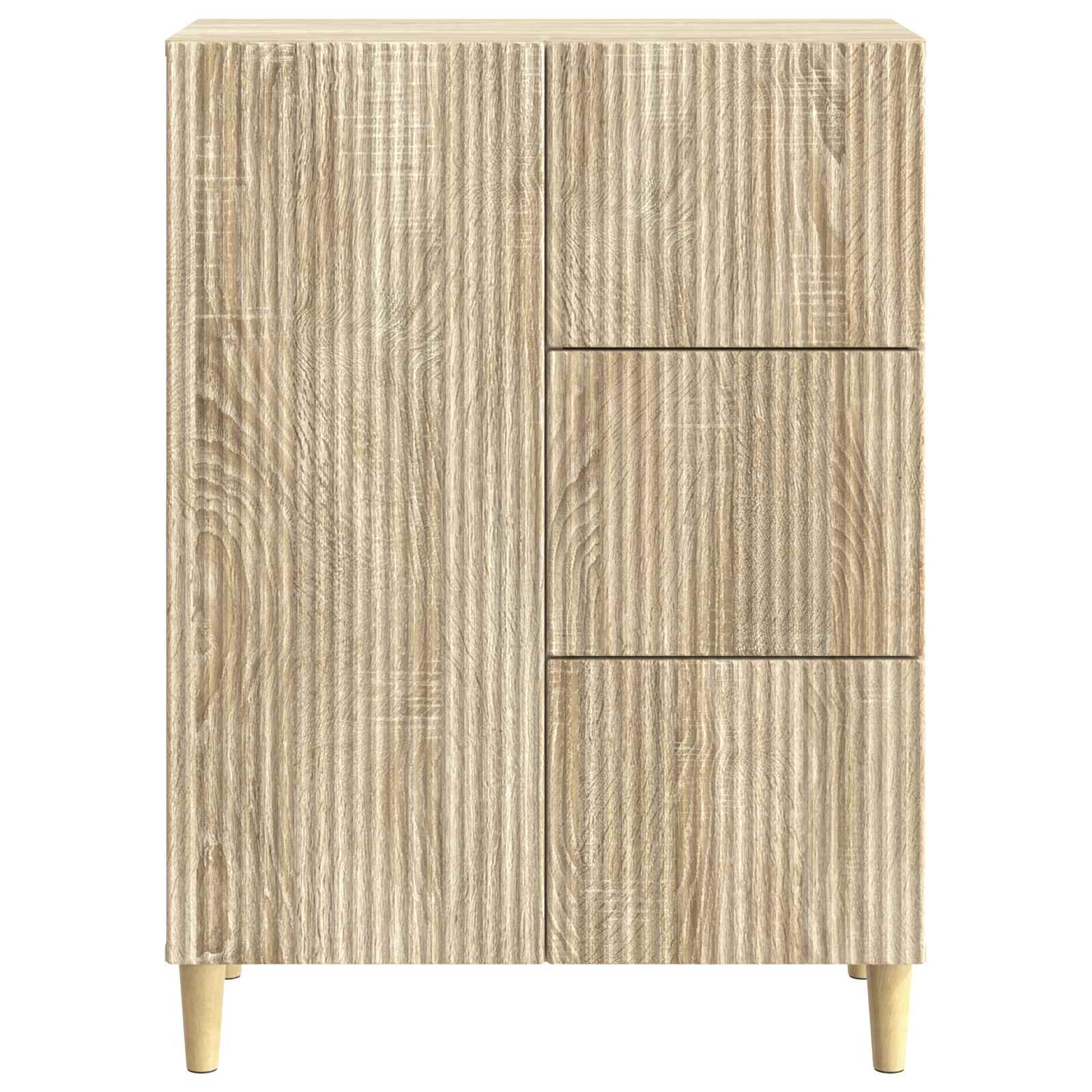 Servírovací Skříň Dub Sonoma 66 X 34,5 X 90 Cm Kompozitní Dřevo