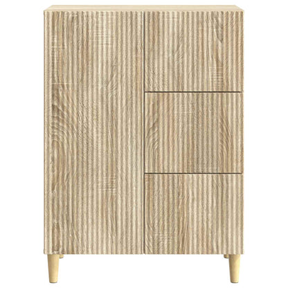 Servírovací Skříň Dub Sonoma 66 X 34,5 X 90 Cm Kompozitní Dřevo
