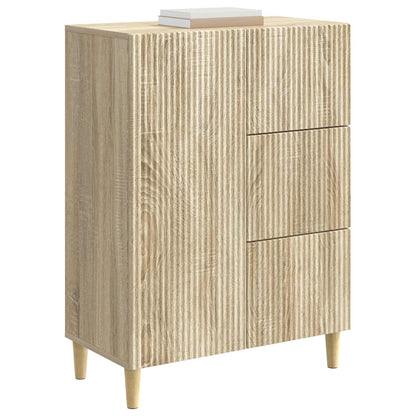Servírovací Skříň Dub Sonoma 66 X 34,5 X 90 Cm Kompozitní Dřevo