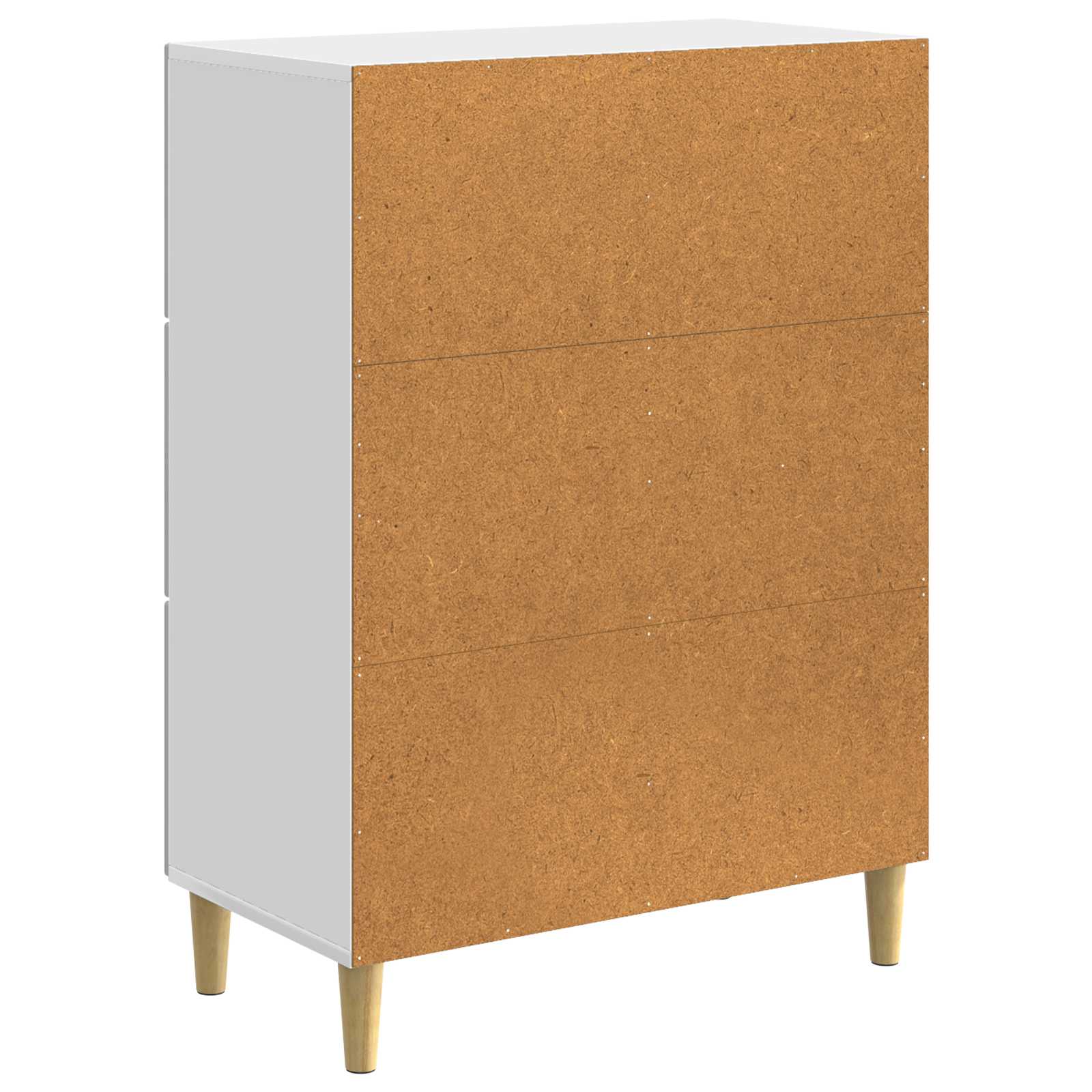 Servírovací Skříň Bílá S Vysokým Leskem 66 X 34,5 X 90 Cm