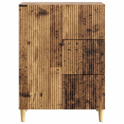 Servírovací Skříň Se Zásuvkou Staré Dřevo 66 X 34,5 X 90 Cm