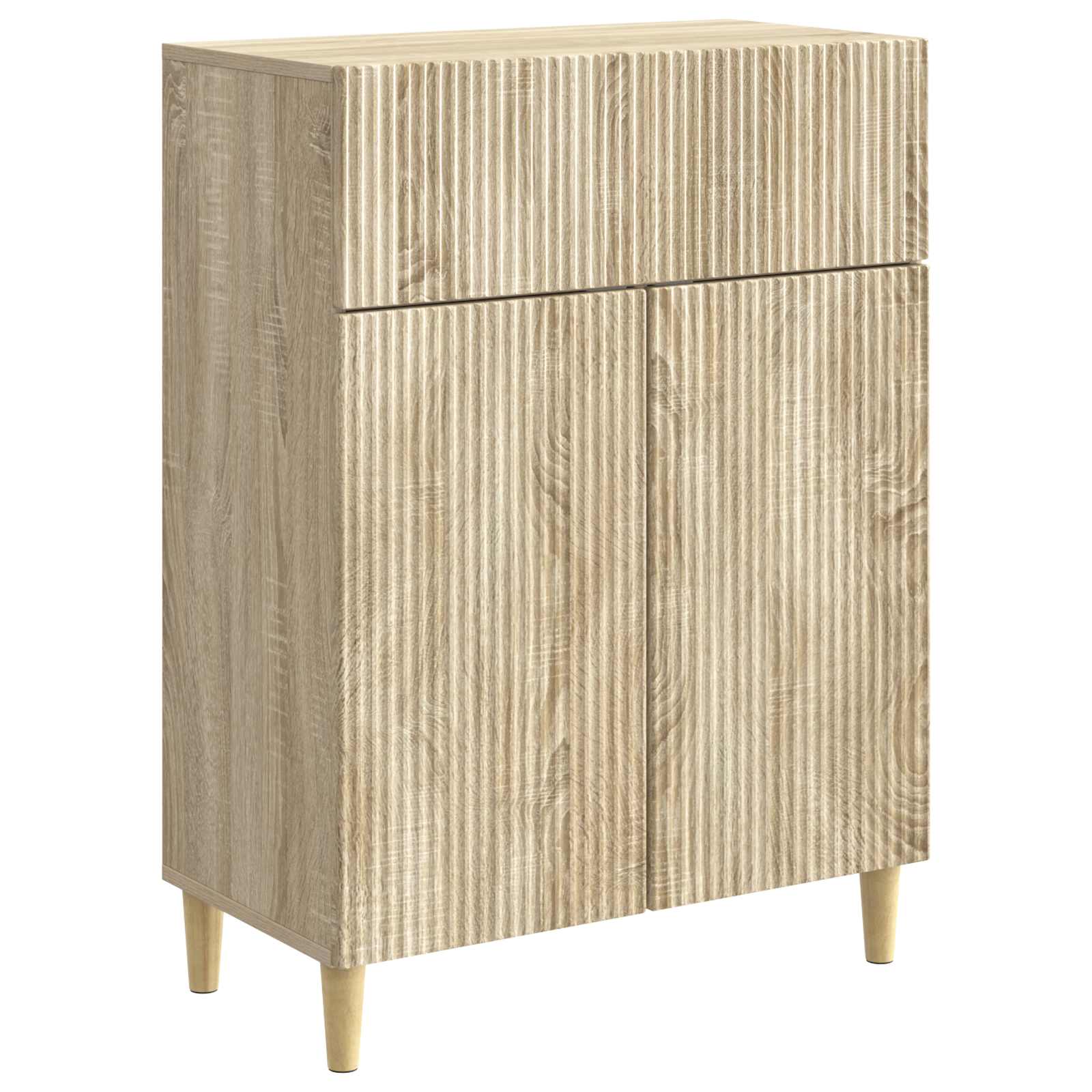 Servírovací Skříň Dub Sonoma 66 X 34,5 X 90 Cm Kompozitní Dřevo