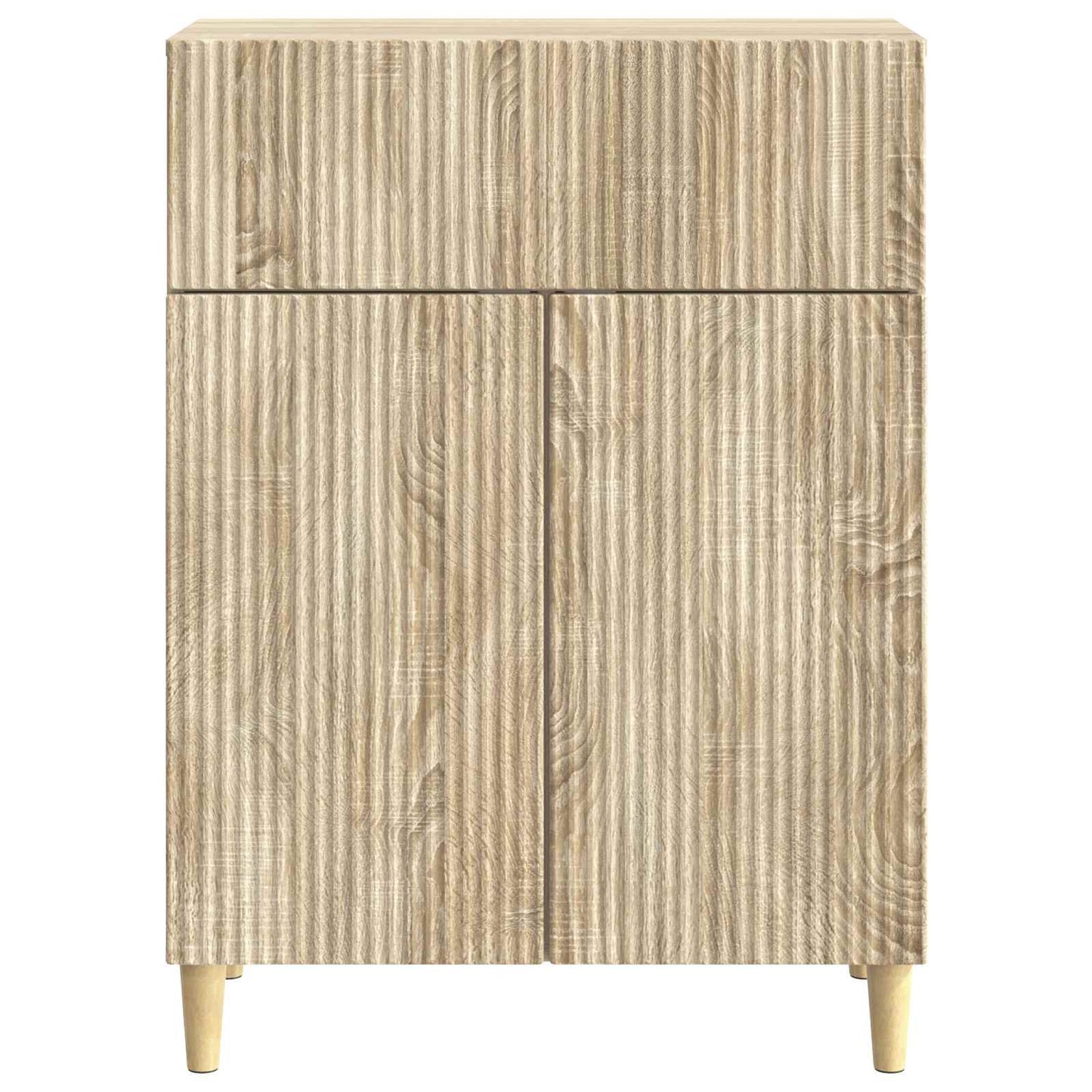Servírovací Skříň Dub Sonoma 66 X 34,5 X 90 Cm Kompozitní Dřevo